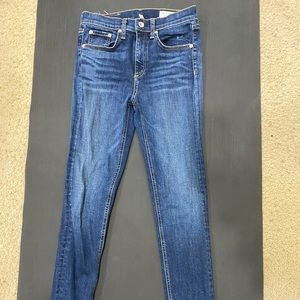 Rag & Bone High Rise Skinny Jeans
